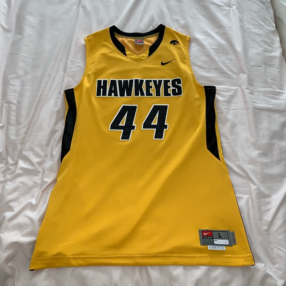 Mens Nike Large Hawkeyes Basketball Jersey